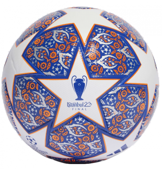Minge fotbal Adidas UCL LEAGUE ISTANBUL, marime 5, alb/albastru (LIVRARE: 7 ZILE)