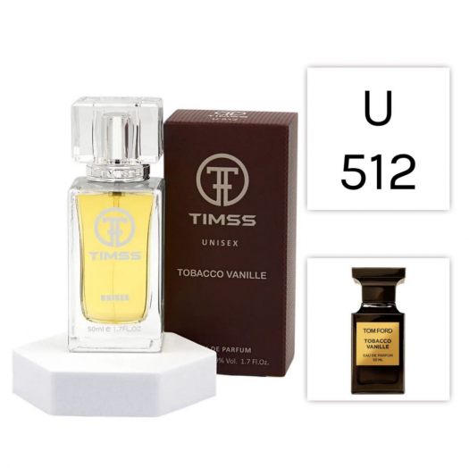 Parfum TIMSS U 512 Tabacco Vanille (50 ml) - Inspirat de Tom Ford Tabacco Vanille