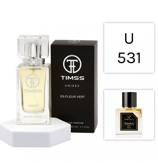 Parfum TIMSS U 531 Ex-Fleur Vert (50 ml) - Inspirat de Narcos'is Vertus