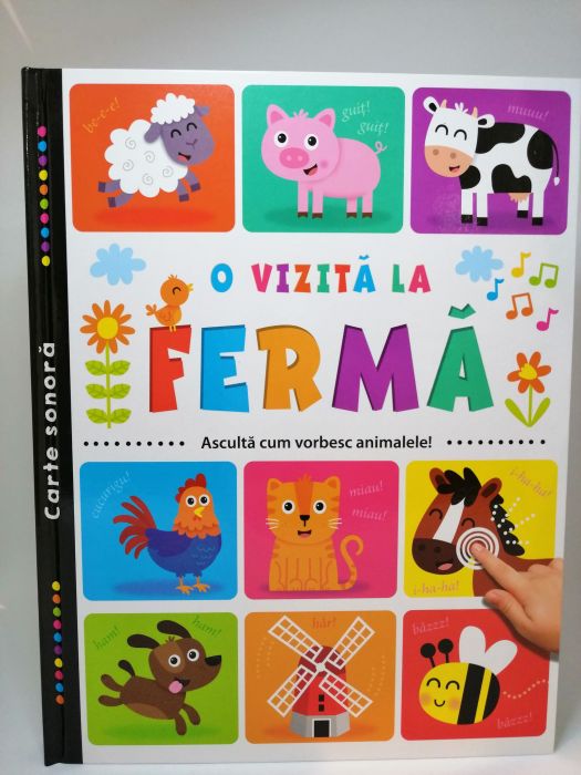 O vizită la fermă. Ascultă cum vorbesc animalele!