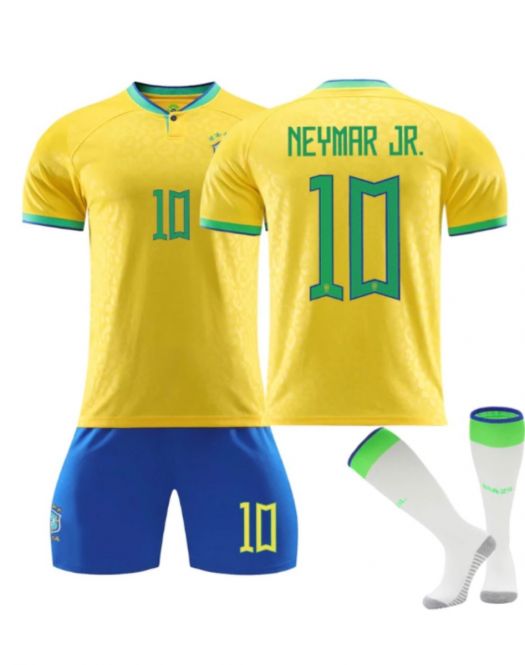 Echipament Tricou Fotbal - Neymar Jr, Brazilia (Mărimea 22)