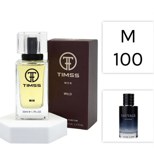 Parfum TIMSS M 100 Wild (50 ml) - Inspirat de Christian Dior Sauvage