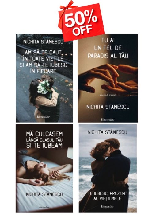 Setul Top 4 volume de Nichita Stănescu (+Carte Cadou Surpriză)