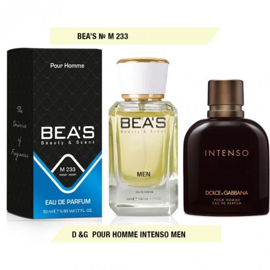 Parfum BEA'S M 233 pentru Bărbați (50 ml) - Inspirat de Dolce&Gabbana Pour Homme Intenso