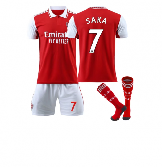 Echipament Sportiv Fotbal -  Saka, Arsenal (LIVRARE 15 ZILE)