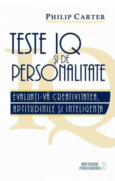 Teste IQ si de personalitate (LIVRARE 15 ZILE)