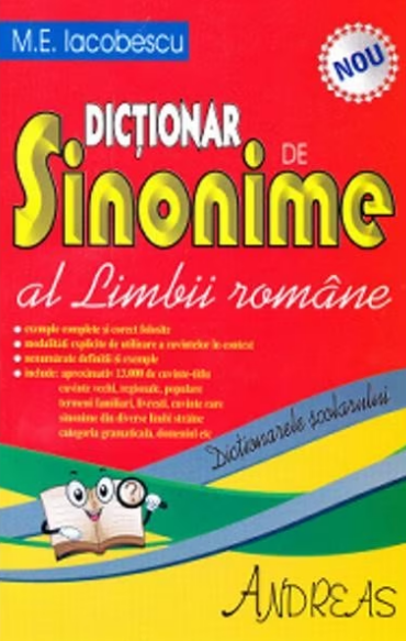 Dictionar De Sinonime Al Limbii Romane (LIVRARE 15 ZILE)