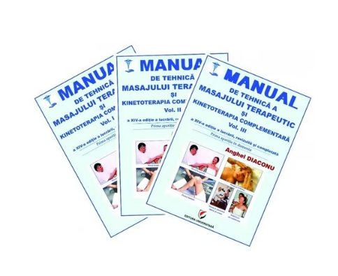 Manual de tehnica a masajului terapeutic si kinetoterapia complementara Set 3 volume (LIVRARE: 15 ZILE)