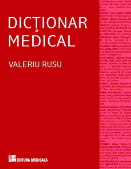 Dictionar medical (LIVRARE: 15 ZILE)
