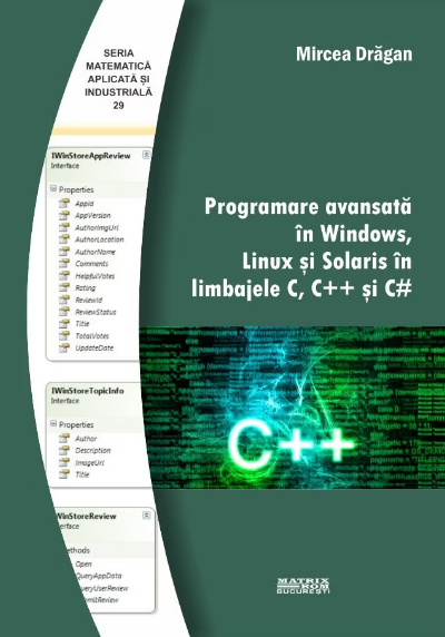 Programare avansata in Windows, Linux si Solaris in limbajele C, C si C# (LIVRARE: 15 ZILE)