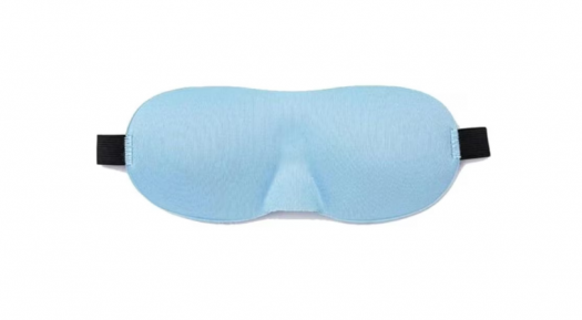 Masca de dormit, Zola®, cu caneluri 3D, pentru ochi si nas, negru cu albastru (LIVRARE: 7 ZILE)