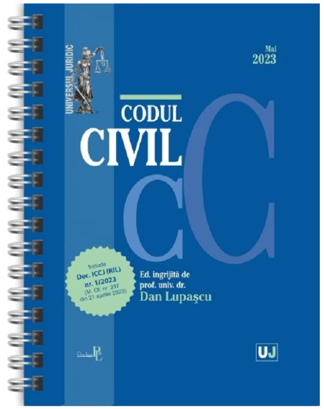 Codul civil mai 2023 (editie spiralata) (România) (LIVRARE: 7 ZILE)