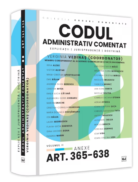 Codul administrativ comentat. vol. II (Romania) (LIVRARE: 7 ZILE)